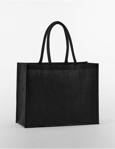WES-W470-Natural Starched Jute Classic Shopper